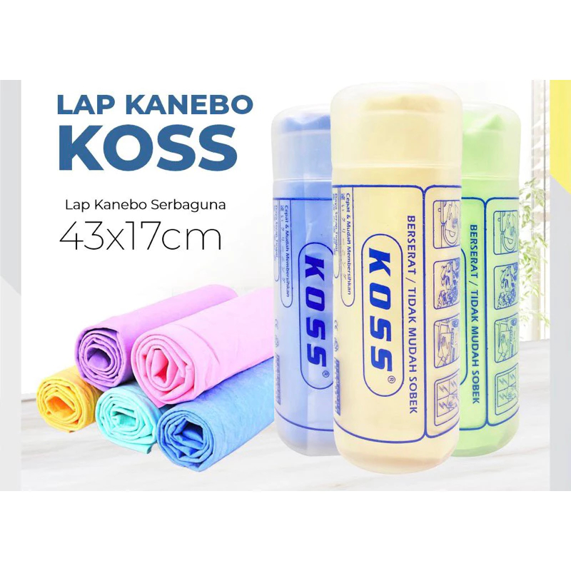 Lap Kecil Kanebo Koss Okawa Kain Lap Serbaguna Kanebo Motor Chamois Kecil Serap