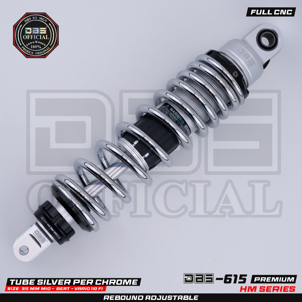 DBS 615 Series Fungsi Klik Tanpa Tabung Shock Belakang Mio  Beat Scoopy Vario125/150 Vario110 MioJ M