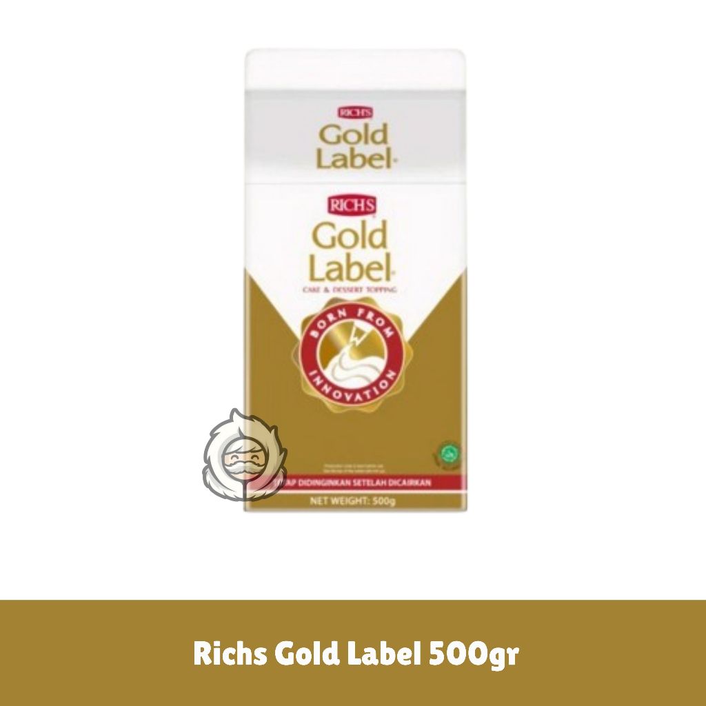 

Rich's Gold Label Whipping Cream / Rich Label Emas Whip Cream / Richs - 500gr