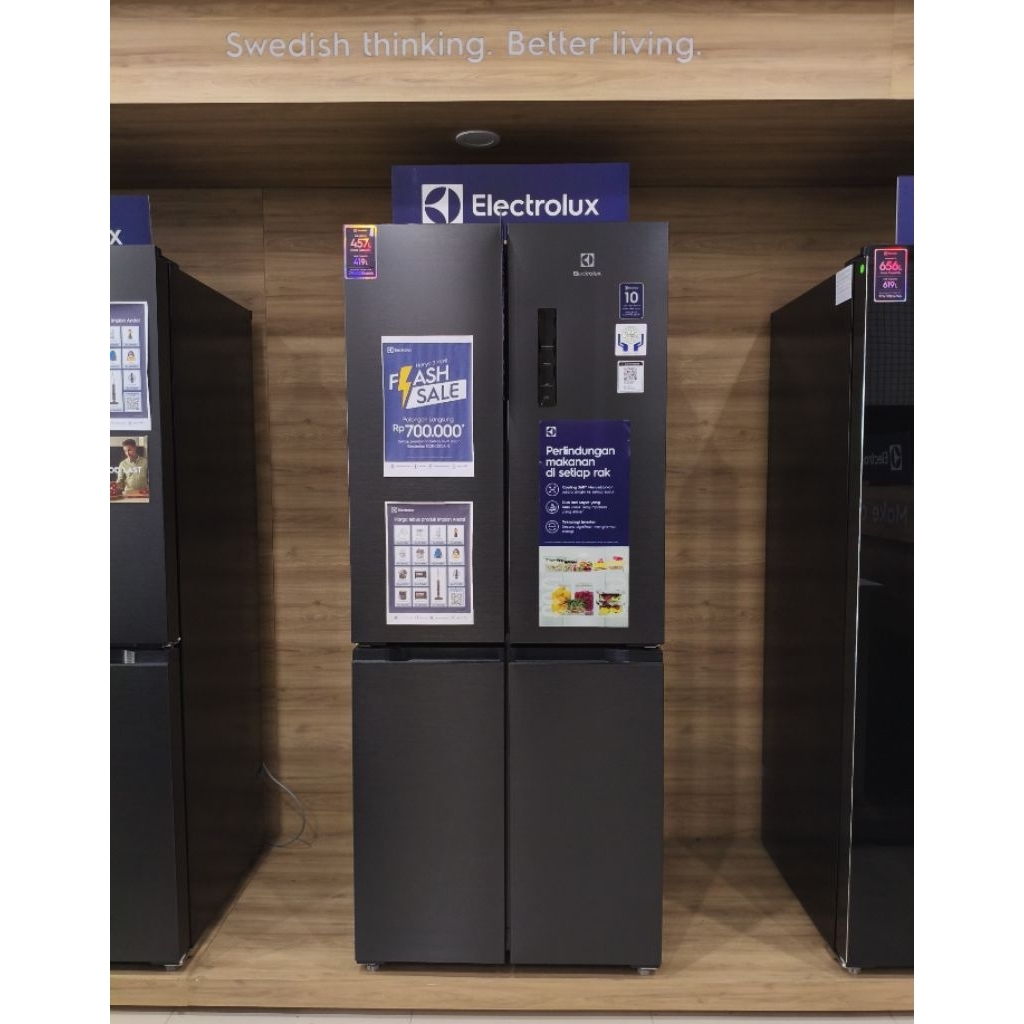 PROMO Electrolux Kulkas 4 Pintu 457L EQE4200A