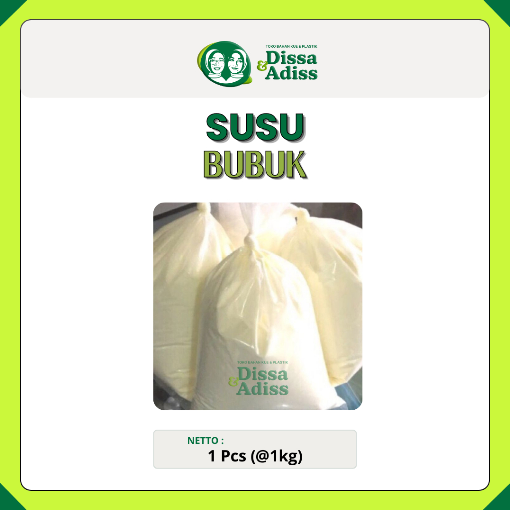 

SUSU BUBUK KILOAN PUTIH 250 gr -1 kg | Tobaqdissa