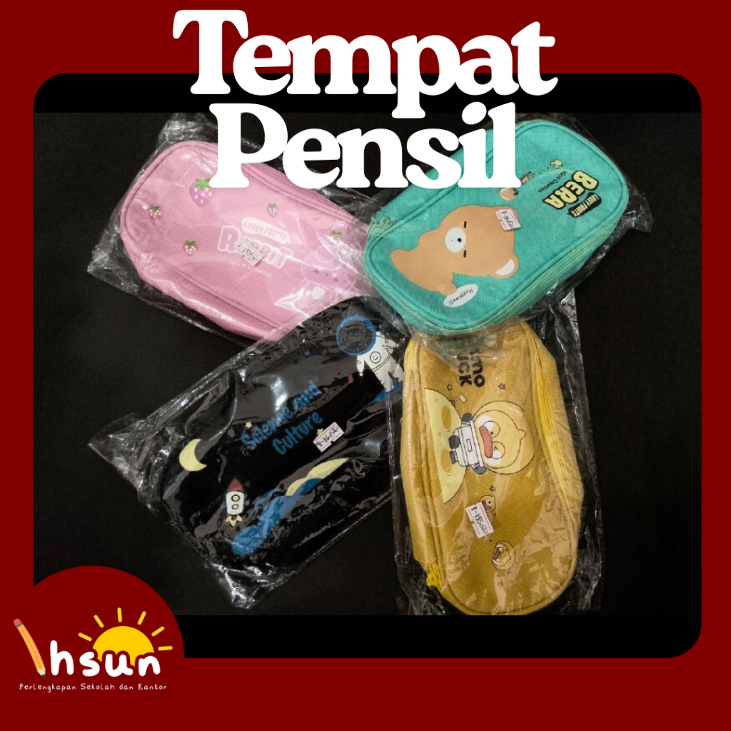 

Tempat Pensil Resletting Motif Lucu