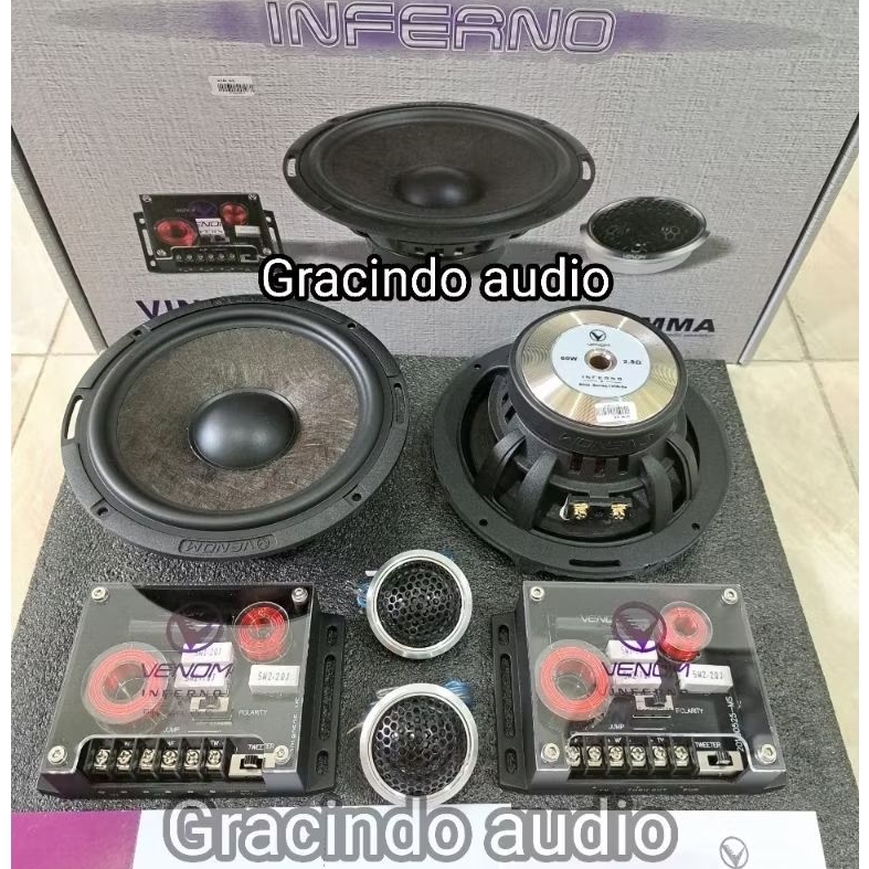 Speaker Venom Inferno VIN 6E Split 2way Elite Series Original Venom