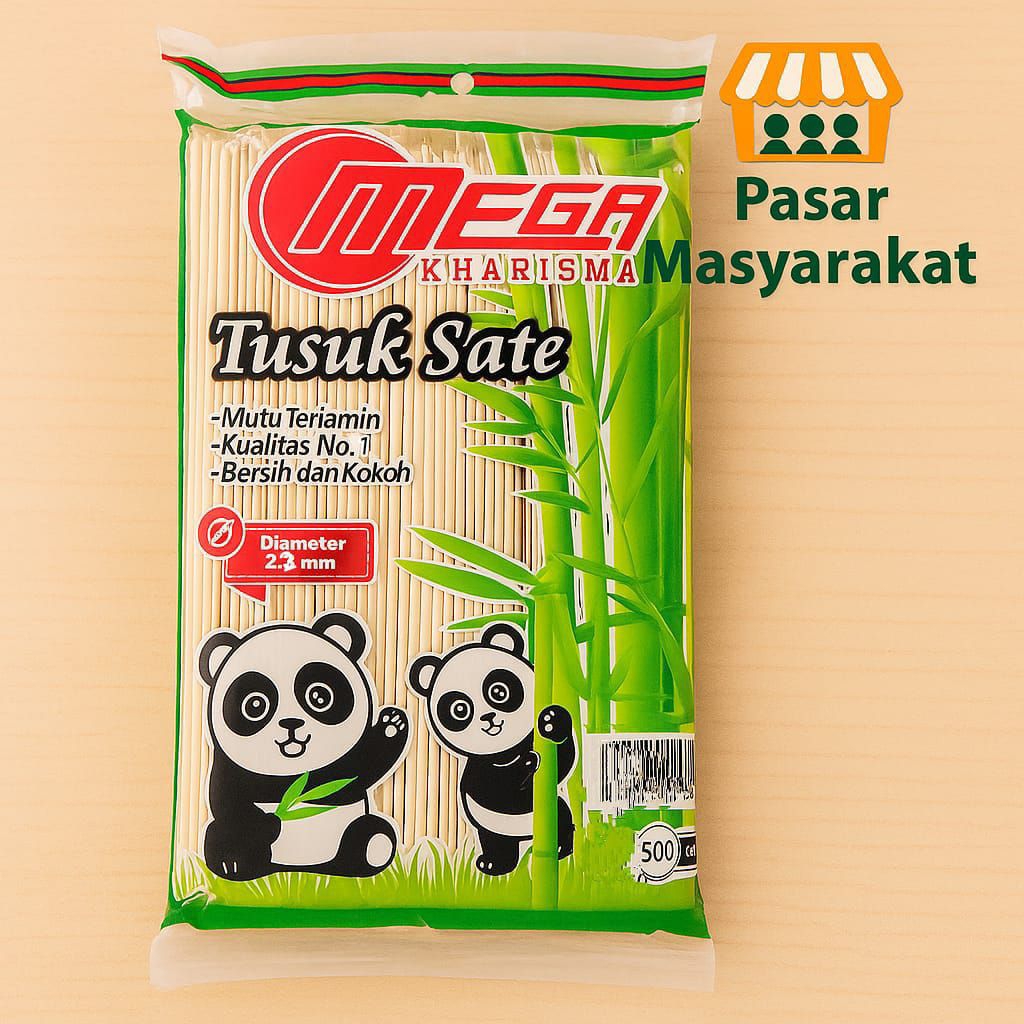 Tusuk Sate Mega Kharisma 500 Gram Pasar.Masyarakat