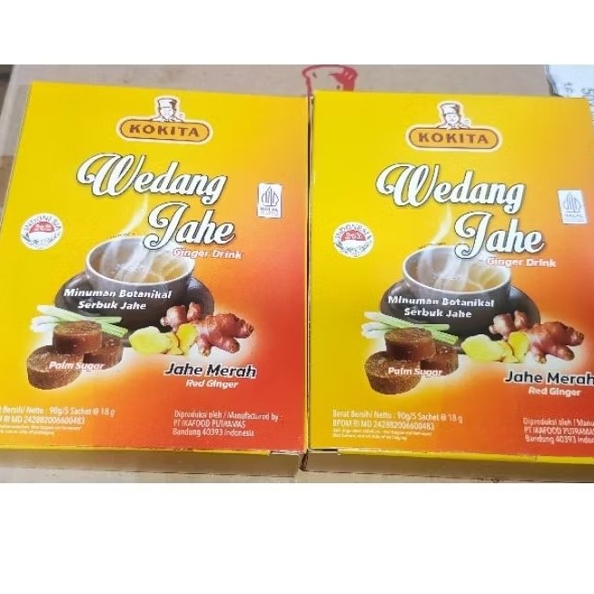 

kokita Wedang Jahe Merah isi 5 90 gr