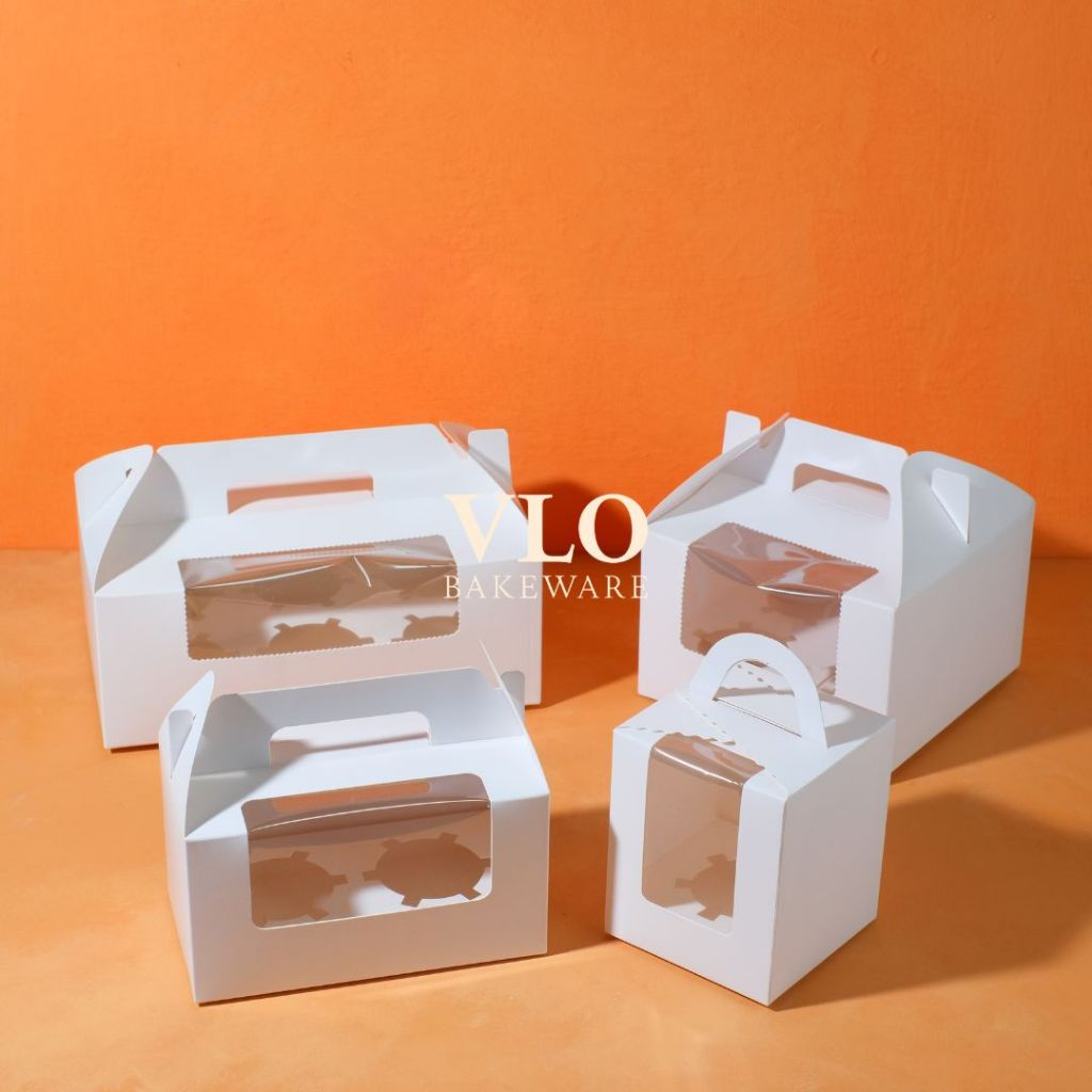 

Kotak kue cupake korea | cupcake box muat 4 6 cupcake