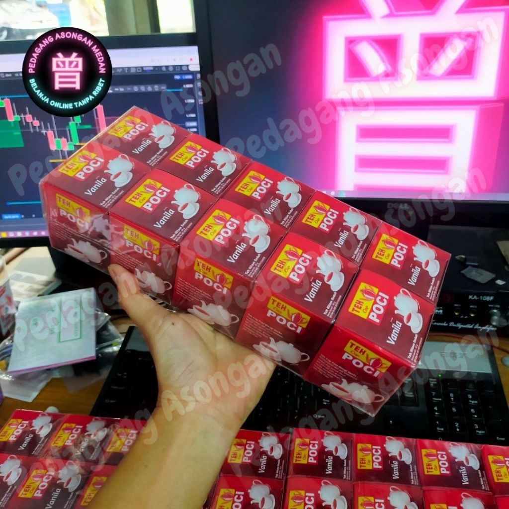 

Teh Wangi Harum Pilihan Cap Poci Vanilla 1 Pack 10 Pcs