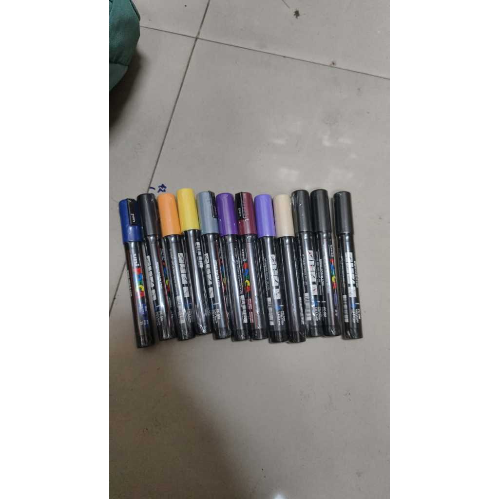 

spidol uni posca pc 5 satuan mitsubishi uni posca pc 5 ( 5 mm) harga per buah made in japan