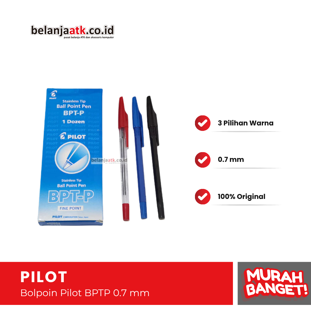 

Bolpoin BPTP 0.7 mm / Pulpen / Bolpen