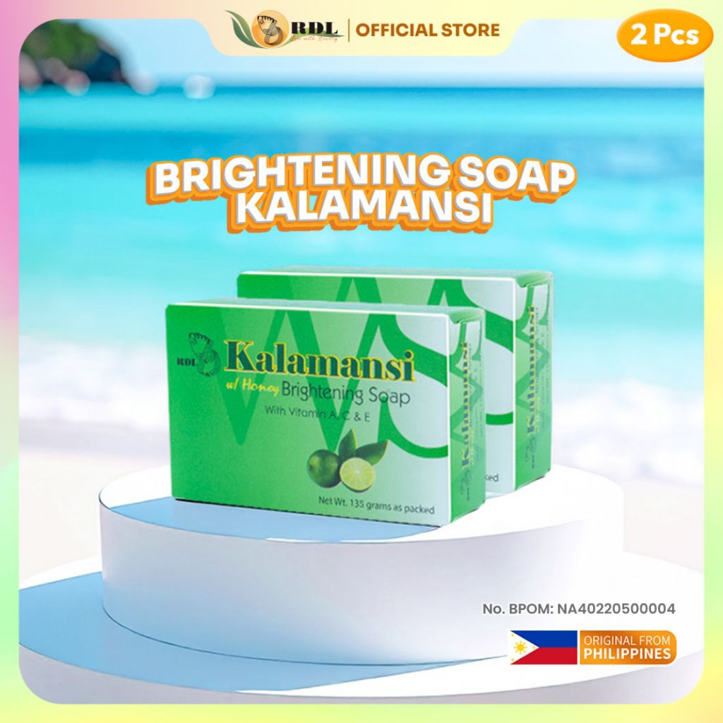 2PCS - RDL Original Philippines Asli BPOM 100% Skincare Kulit Wajah Berminyak Jeruk Nipis Madu Cegah