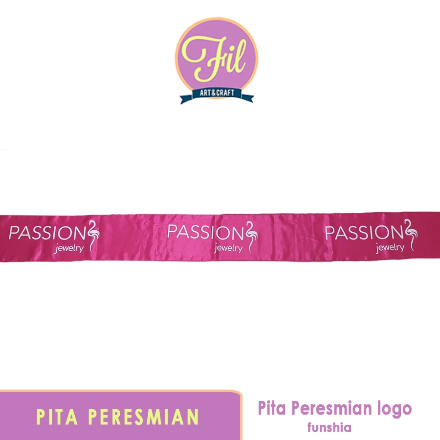 

Pita Peresmian / Pita Logo / Gunting Pita / Grand Opening / Pita Satin Kain funshia