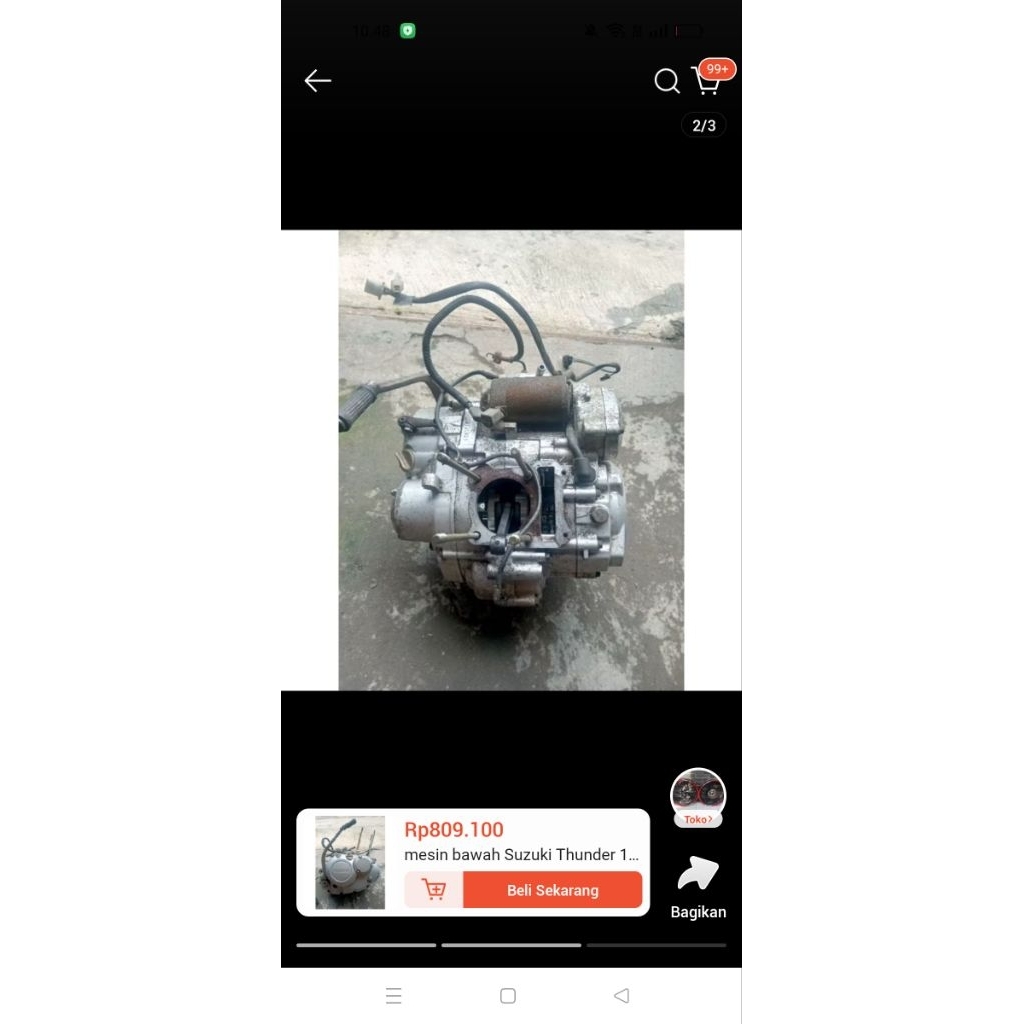 Mesin Thunder 125 mesin bawa aja