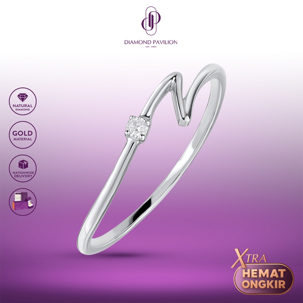 Diamond Pavilion Cincin Emas Batu Berlian Catalina Ring