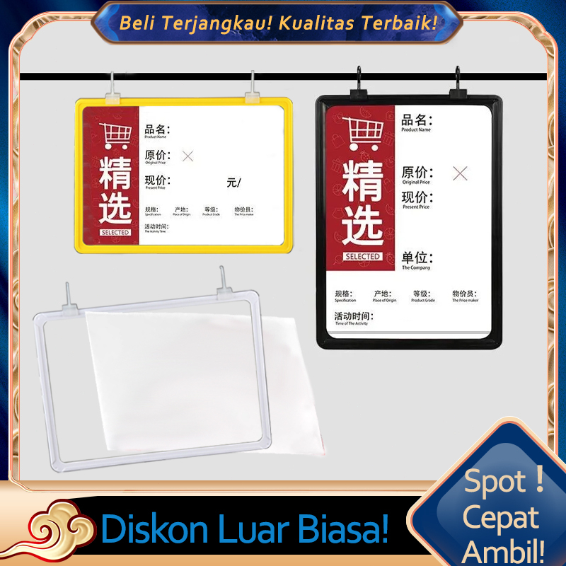 

Papan Promo Penangguhan Stand Promosi Frame A5