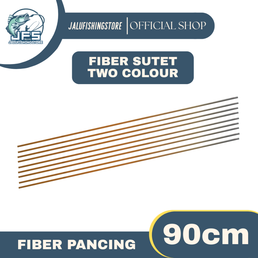 Fiber Karbon sutet bubut two colour 90 - 200cm