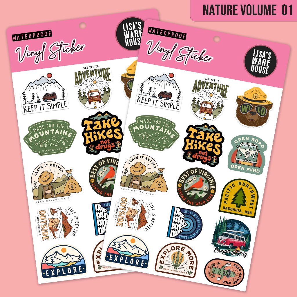 

Sticker Nature Volume 01