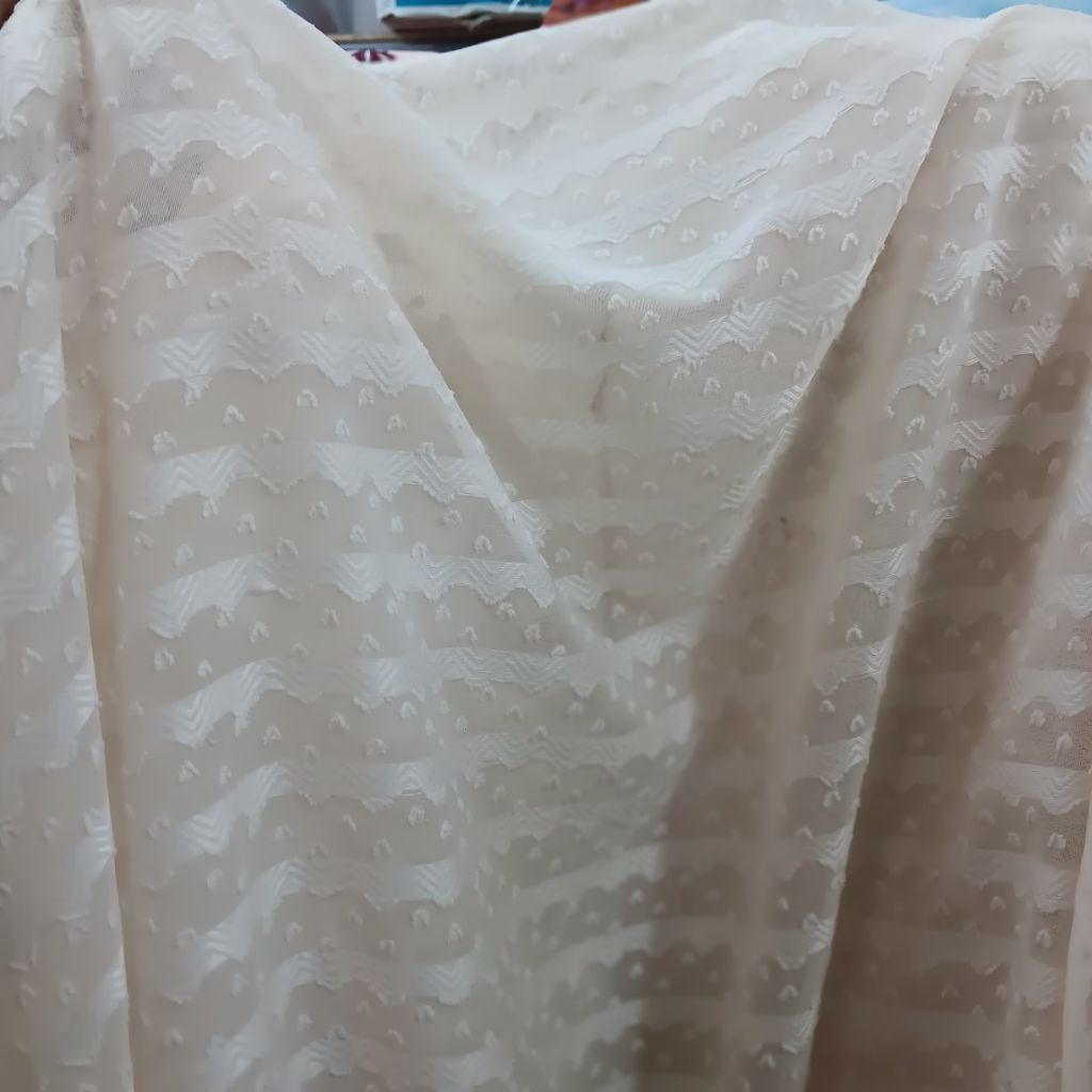 Rubiah Premium Ori - Kain Rubiah Tekstur Bintik Halus

2. Kain Rubiah Polos Premium - Bahan Hijab & 