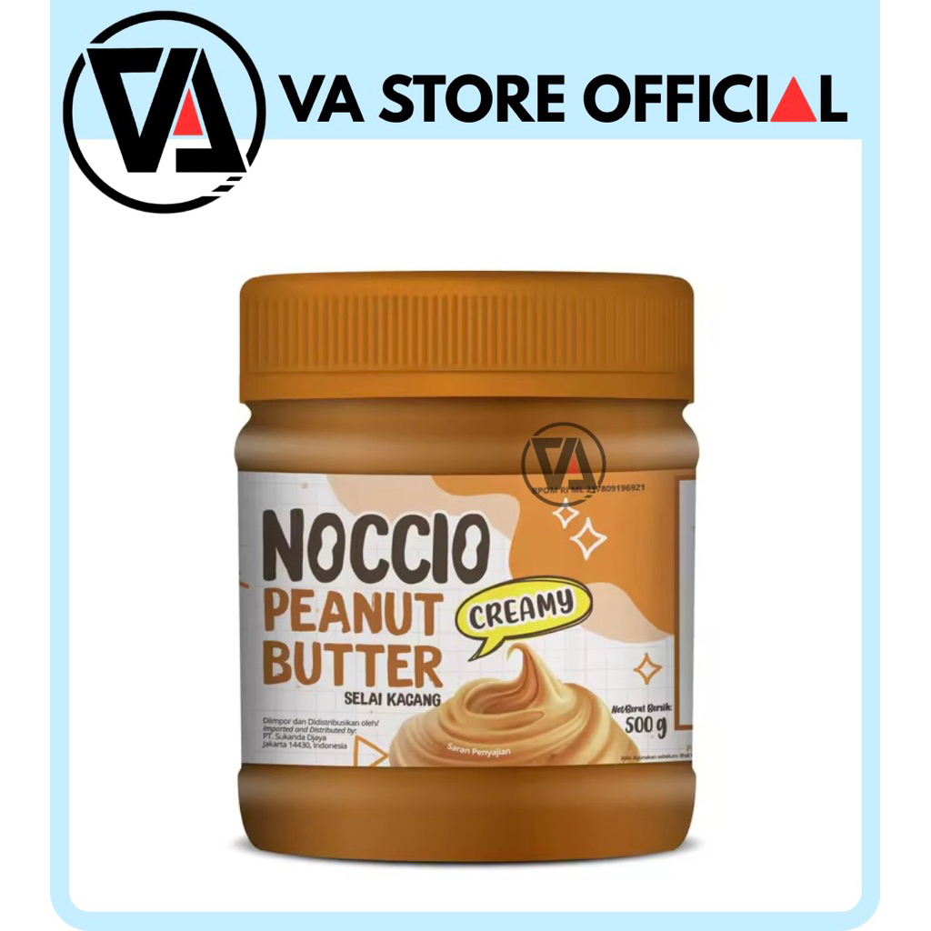 

Noccio Peanut Butter Creamy 500gr Selai