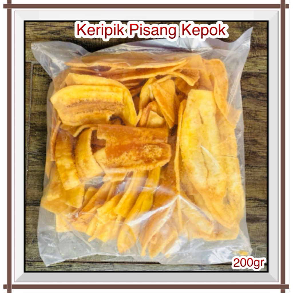 

Keripik Pisang Kepok 200 gr ( Asin ) - Snack