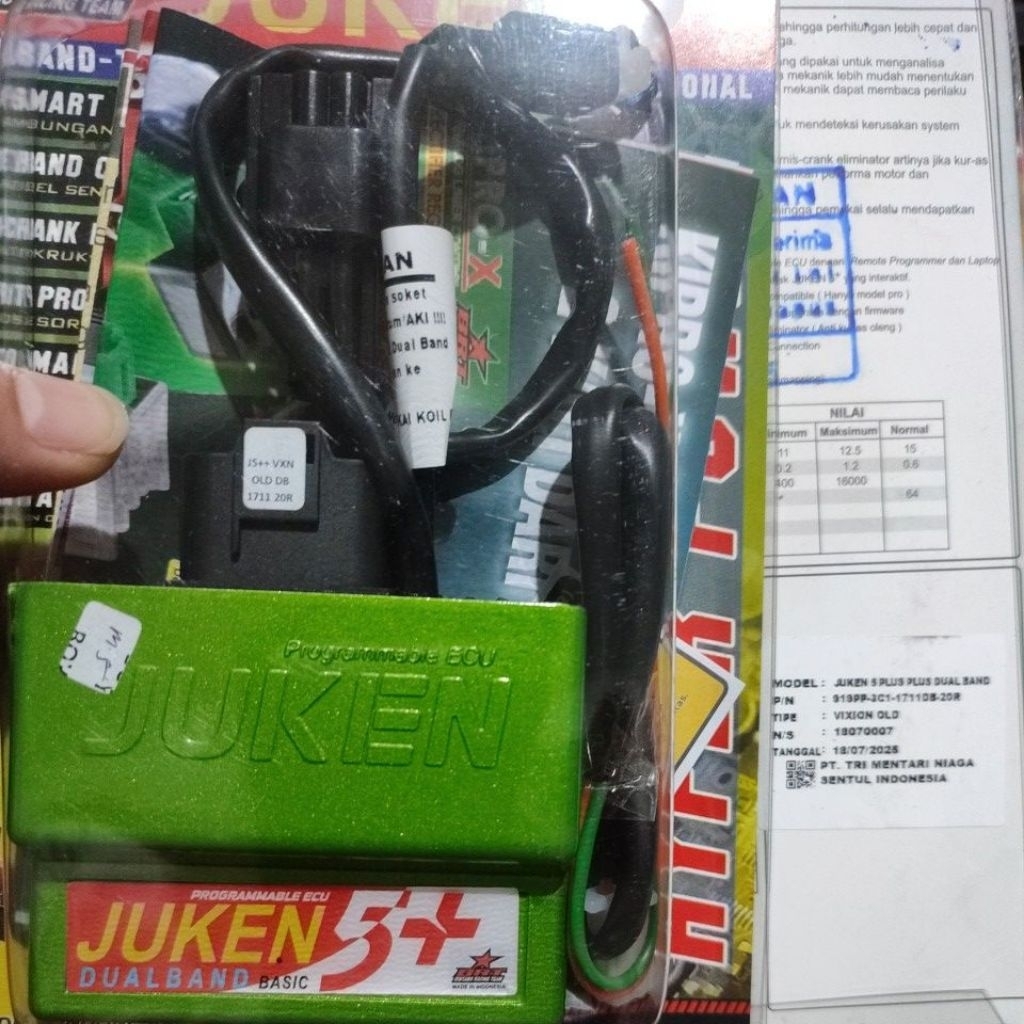 ECU BRT juken 5 plus plus Vixion old,NVA NVL/R15