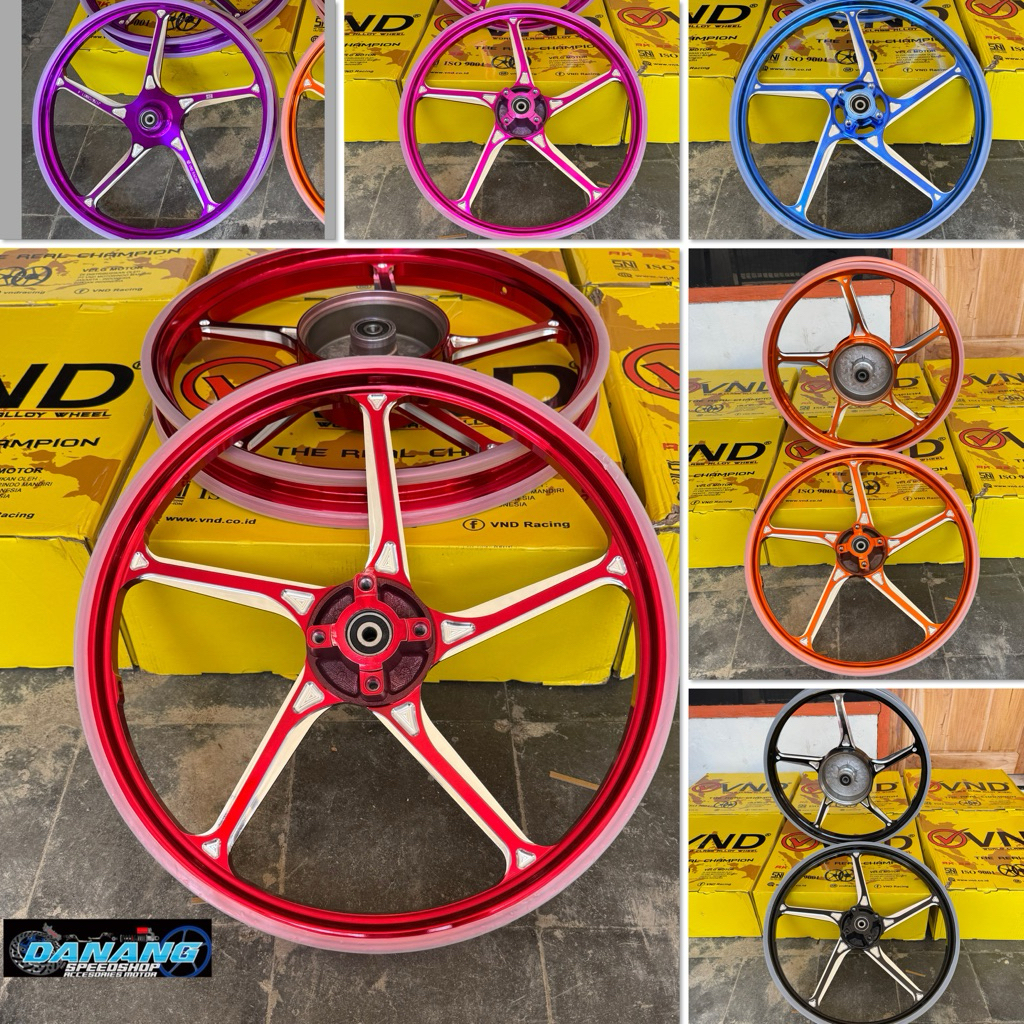 Velg VND AK55 Rossi Enkei Depan Belakang PNP Jupiter Z Vega R Jupiter Burhan Jupiter MX Jupiter Z1 J