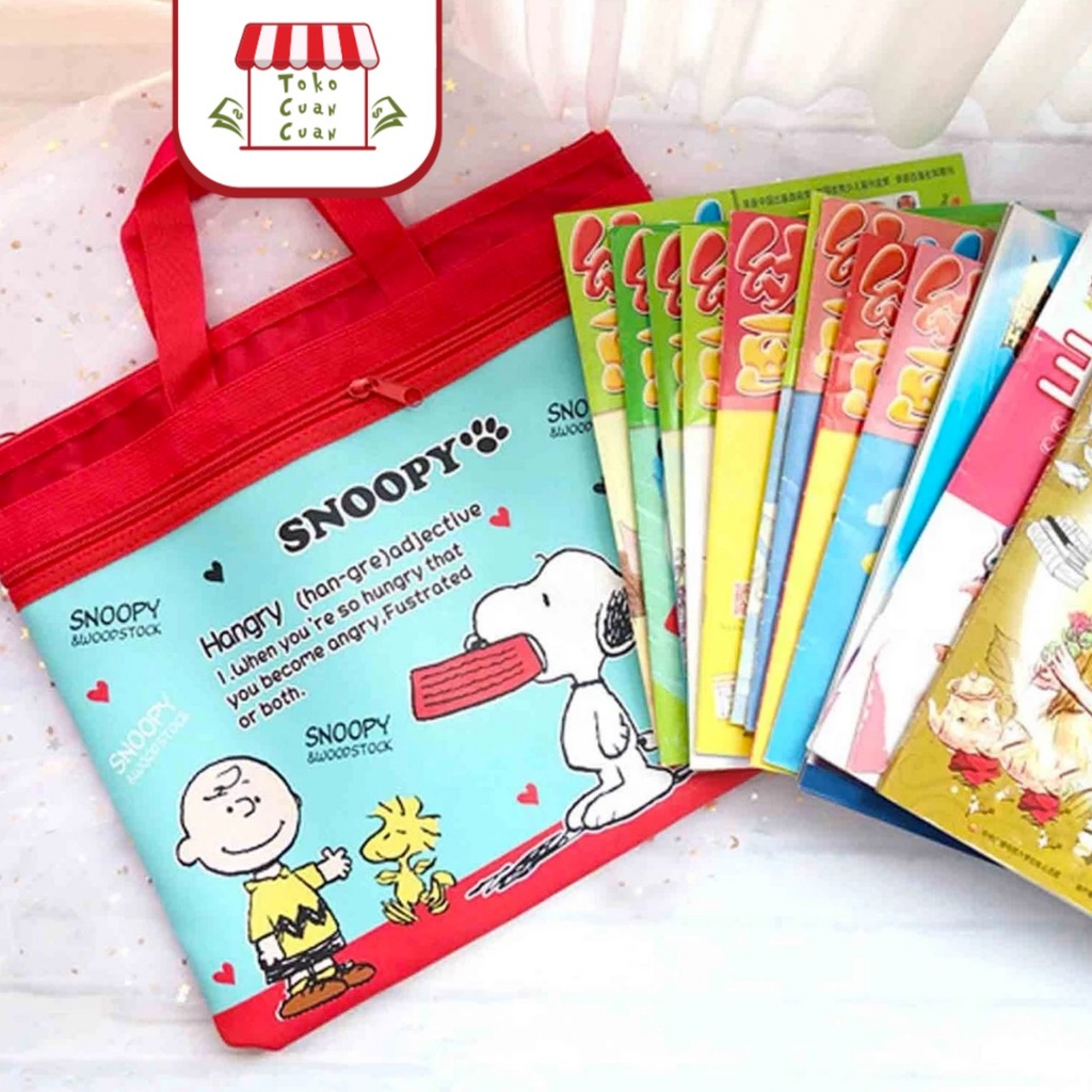 

TCC F4 Tas Map Tas File Folder Hand Bag Tas Laptop Karakter TsumTsum Snoppy Sanri-o