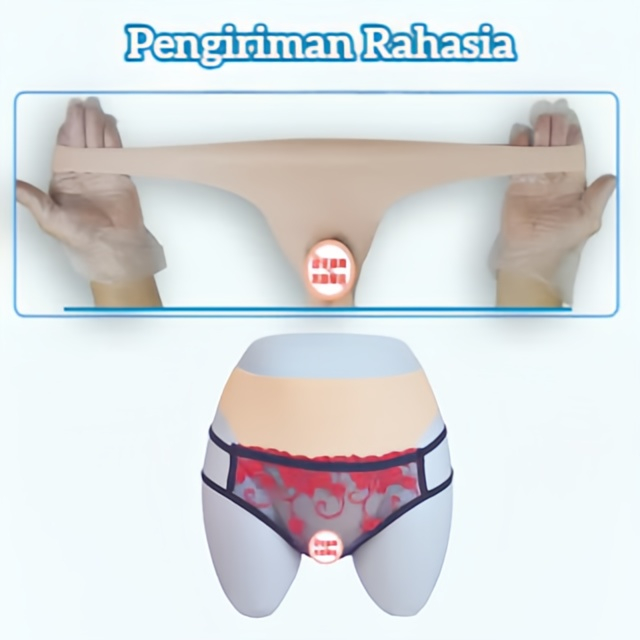 Celana palsu untuk hambatan berbentuk T Pria dapat dimasukkan ke dalam buang air kecil celana palsu 