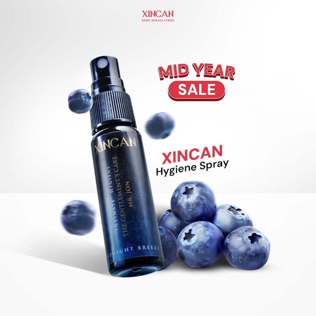 Bintang.Craft Xincan Spray Original For Man Anti Bacterial - Tropicola, Yellow Blast, Midnight