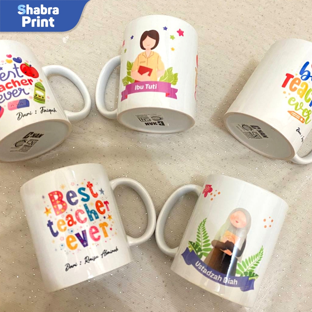 MUG COUPLE - Mug Hadiah - Mug Karakter Kartun - Mug Foto - Mug Lucu