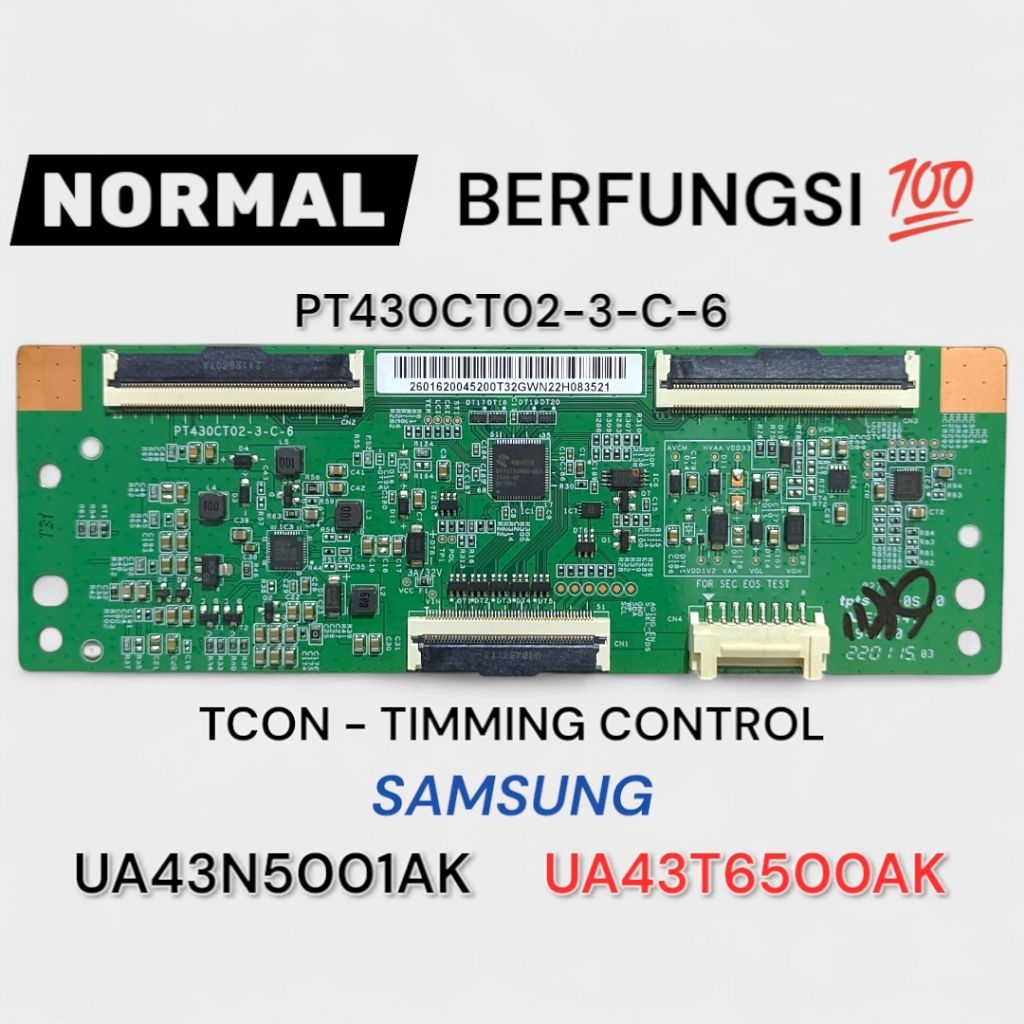 TCON TV TIMMING CONTROL TV SAMSUNG UA43N5001AK 43N5001AK SAMSUNG UA43T6500AK 43T6500AK