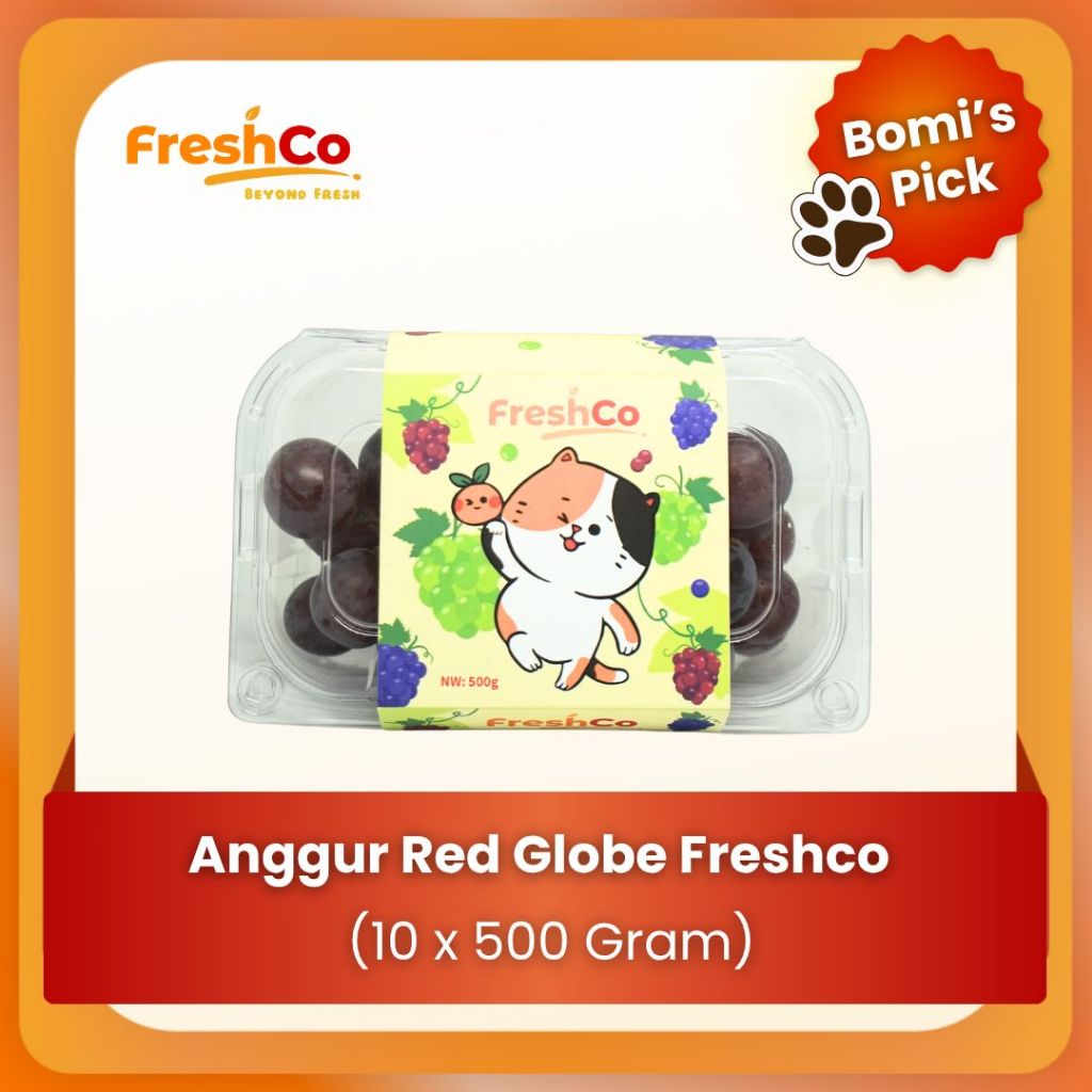 

FreshCo Anggur Red Globe FreshCo (10×500gram)