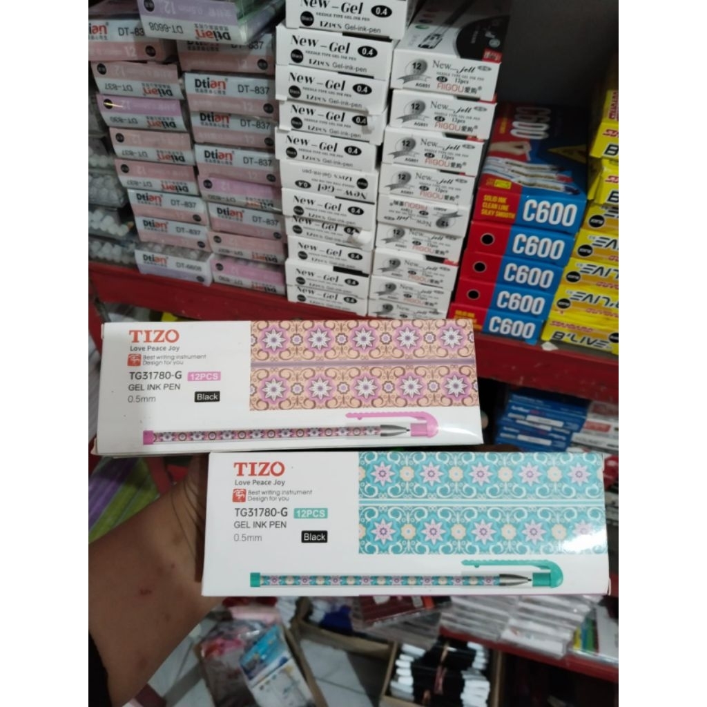 

(12 PCS) BOLPEN GEL TIZO | PULPEN GEL