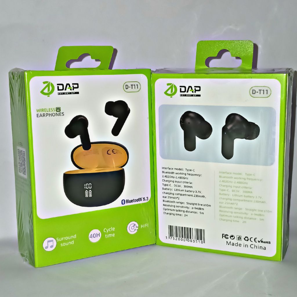 Earbuds/Earphone TWS Bluetooth DAP D-T11
