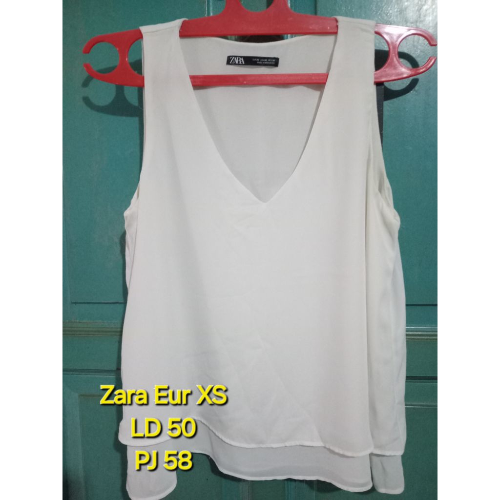 Baju Wanita(Zara_tanpa*lengan*Preloved)