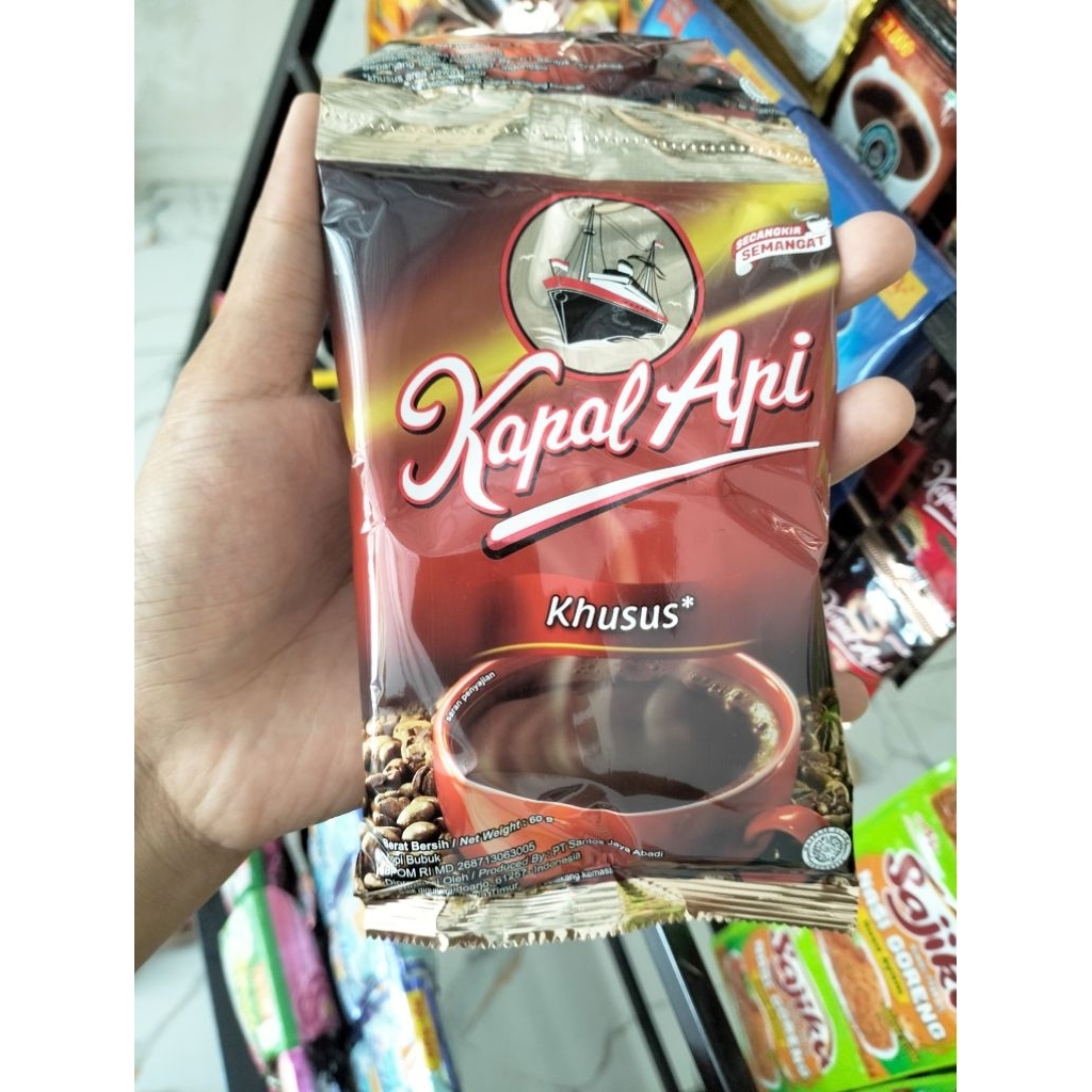 

1 PCS - KAPAL API KHUSUS 60GRAM / KAPAL API BUBUK / KOPI KAPAL API