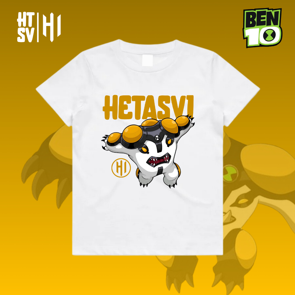 HETASVI KAOS ANAK UNISEX KAOS ANAK KARTUN BEN 10 CANNONBOLT