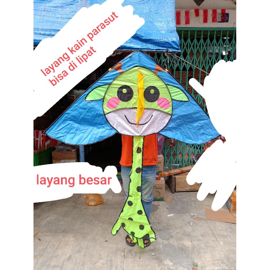 layang layangan besar kain parasut sendaren