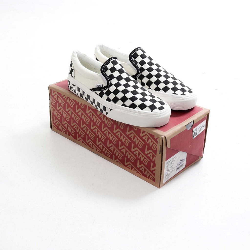 Vans Slip On Vault Og Checkerboard Sidewall