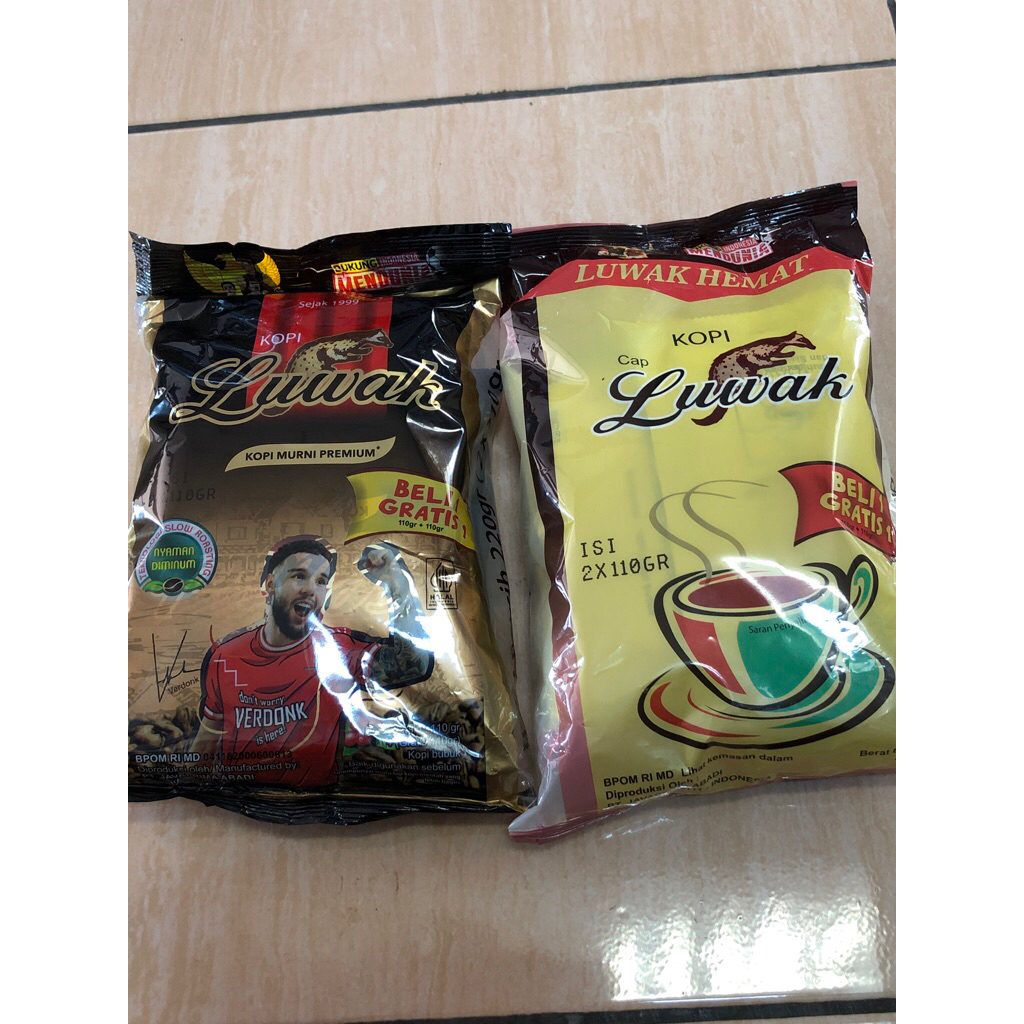 

Kopi luwak 2 x 110gr