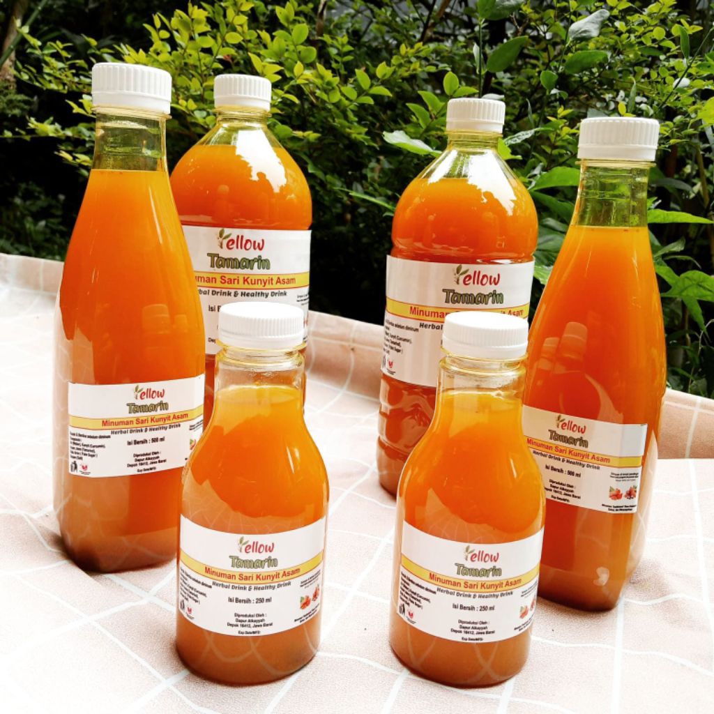 

Yellow Tamarin,Sari kunyit Asam Pilihan Rasanya enak menyegarkan,gak bikin takut minum Herbal.