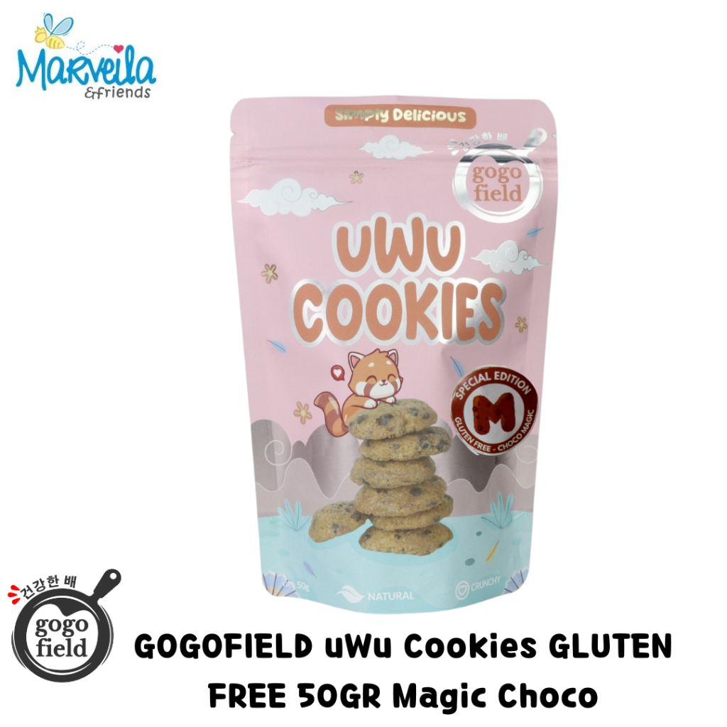 

Gogofield uWu Cookies GLUTEN FREE 50gr MAGIC CHOCO / Cookies Enak / Kukuis Coklat / Cookies