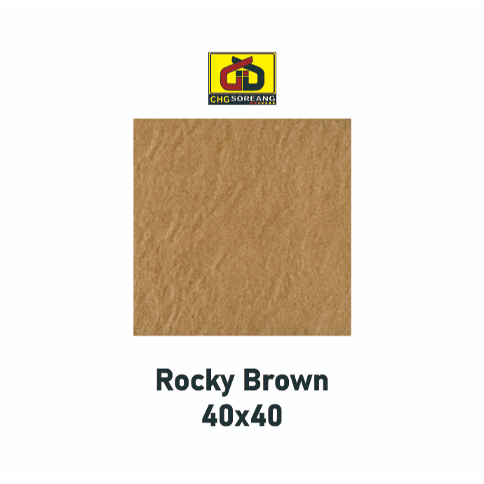 KERAMIK 40X40 KASAR ROCKY IMPRESSO