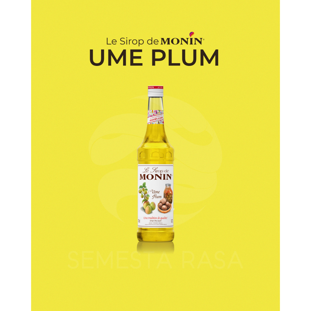 

Monin Ume Plum Syrup 700ML | Sirup Choya Jepang Kiamboy Kiamboi 700 ML