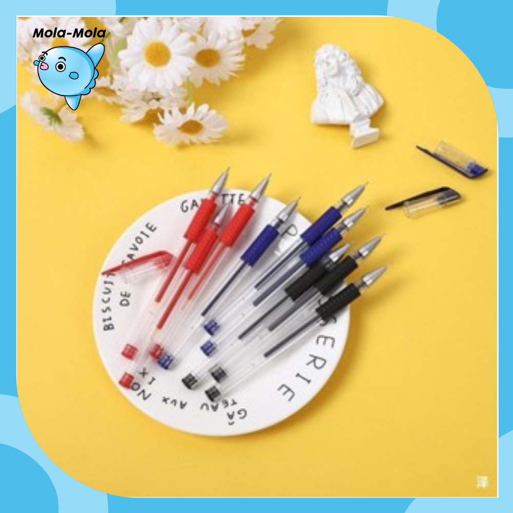 

ELBER HL0008 Paket Hemat Alat Tulis 50 PCS & 100 PCS Pulpen Gel Ink 0.5mm Standart Murah Y1996