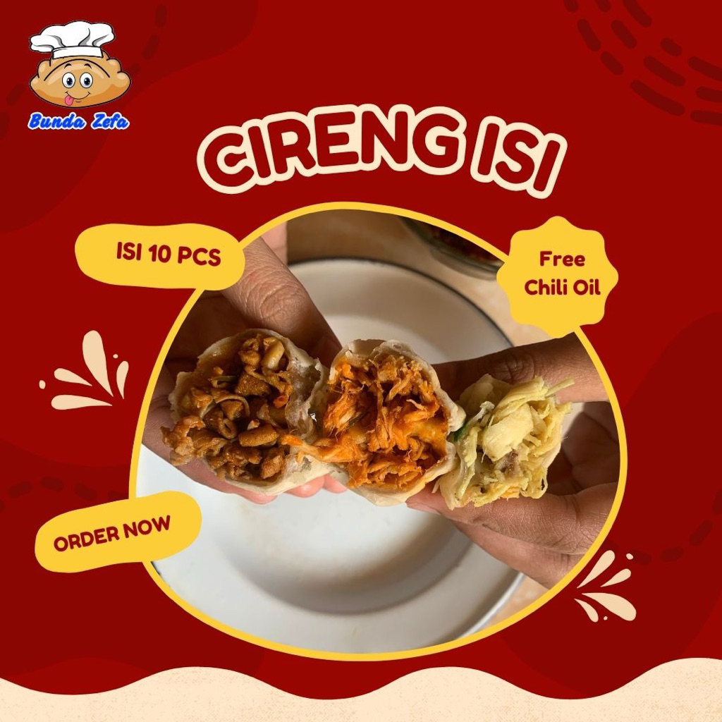 

CIRENG ISI 10 Pcs ( 3 Pilihan ) by Bunda Zefa