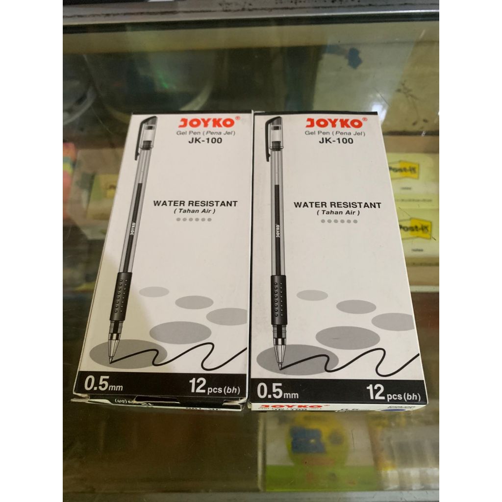 

GEL PEN JK 100 JOYKO Pena Pulpen Tutup Cair JK-100 Tahan Air