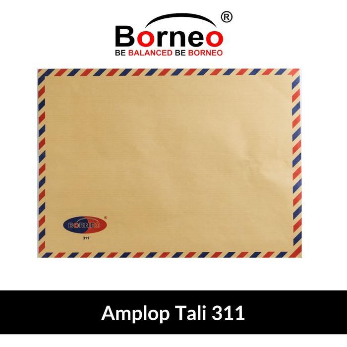 

TBMO Borneo Amplop Tali 311 / Borneo Amplop Coklat Airmail/Lamaran Kerja 1 Pack 10 Pcs - 311