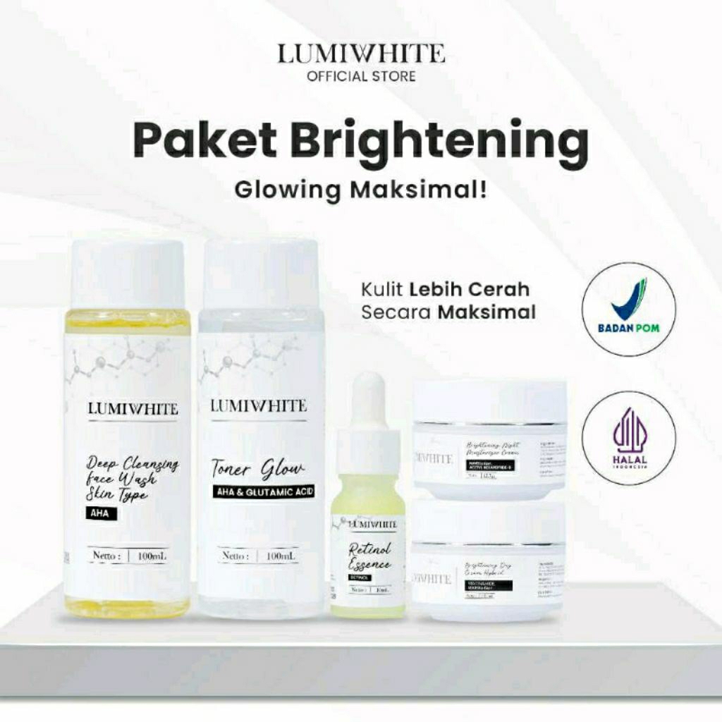 Termurah Jamin Original  ( BPOM ) Ecer All Produk Lumiwhite Skincare
