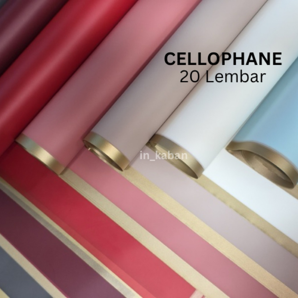 

Cellophane Flower Wrapping / Kertas Bunga / 1 Pack = 20 Lembar