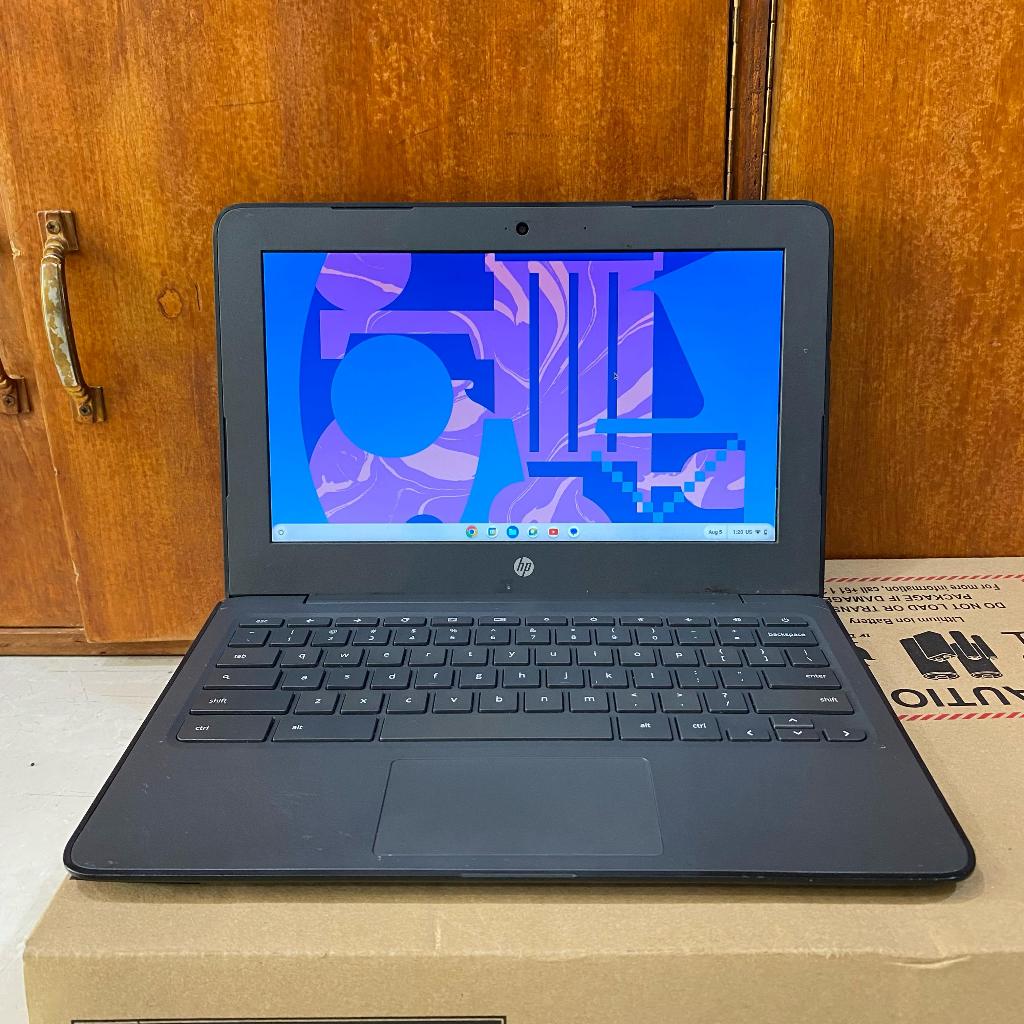 LAPTOP SECOND,HP ChromeBook 11 G6 EE, Seri Baru, Slim, Lengkap, Grey
